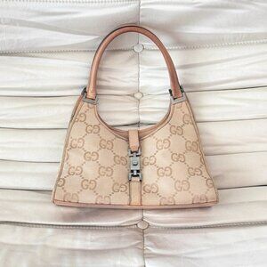 Gucci Jumbo GG Canvas Jackie Bag